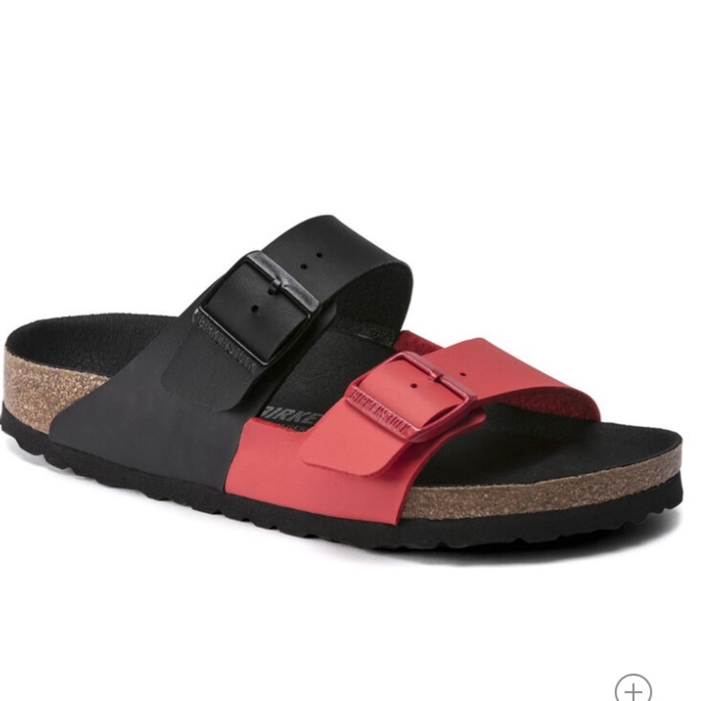 Birkenstock Arizona-Split // Red and Black // Woman’s/Men’s/Unisex